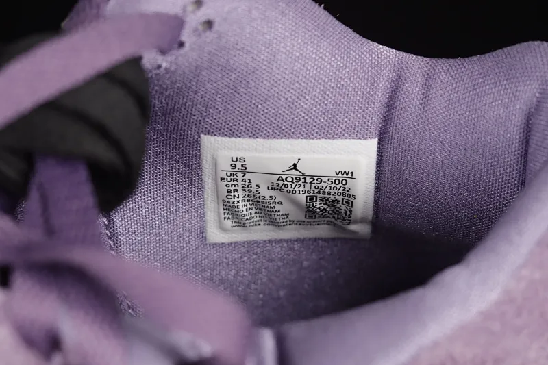 All categories Air Jordan Jordan series basketball shoes Air Jordan 4 foreign trade version Air Jordan 4 Retro "Canyon Purple" AJ4 Joe 4 purple suede basketball shoes AQ9129-500